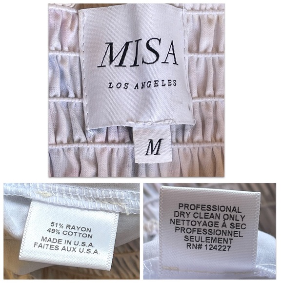 MISA Los Angeles | ‘Zadie’ Floral Smocked Babydoll Dress | Size M - Picture 12 of 14